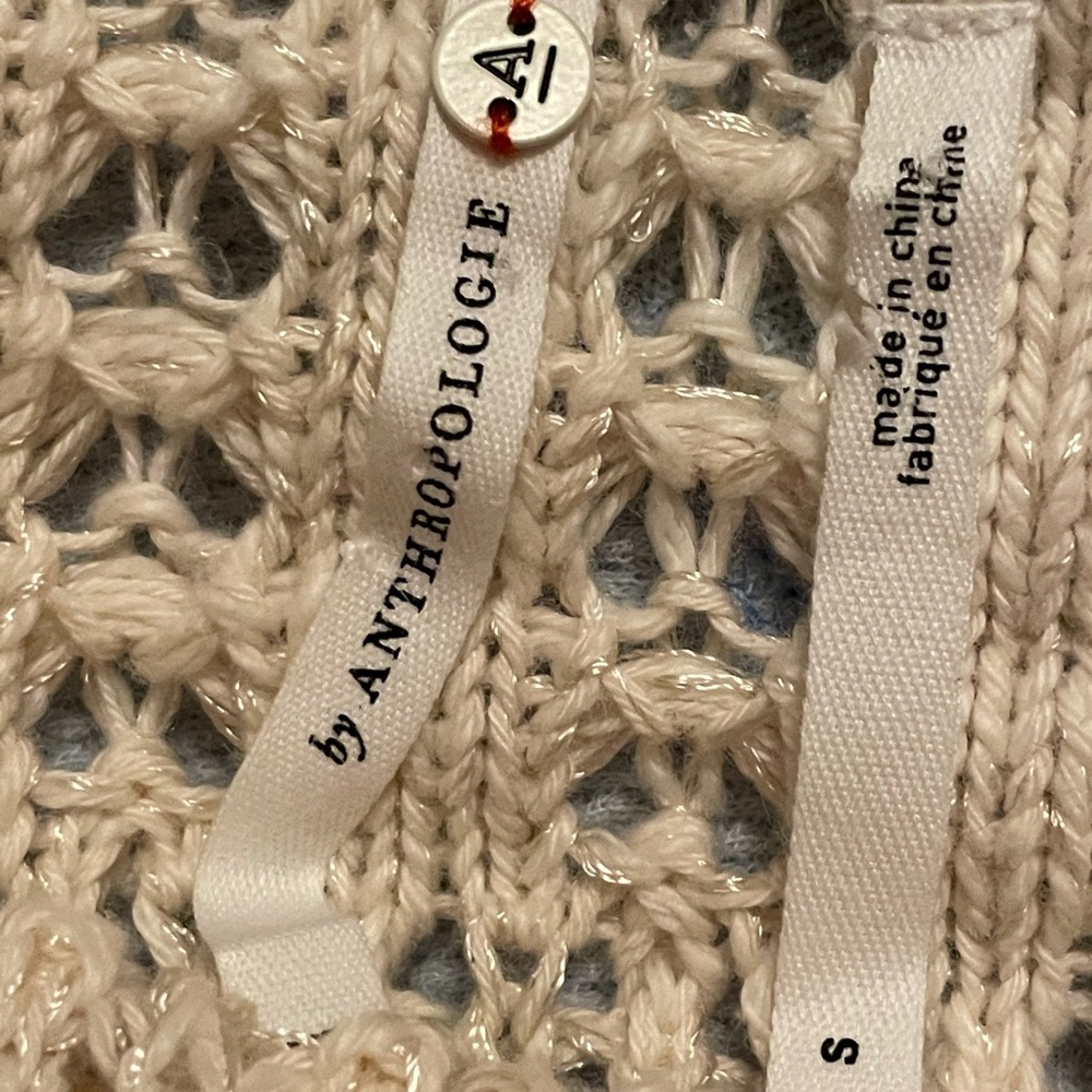 Anthropologie Knit V- Neck Sleeveless Top - Picture 6 of 10